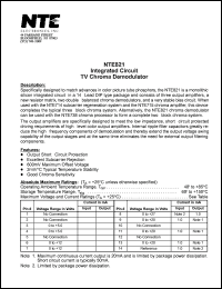 NTE821 Datasheet