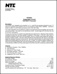 NTE851 Datasheet