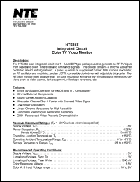 NTE855 Datasheet