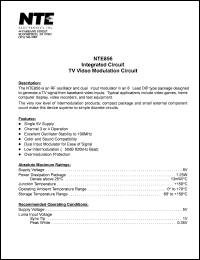 NTE856 Datasheet