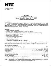 NTE861 Datasheet