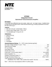 NTE902 Datasheet