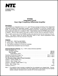 NTE906 Datasheet