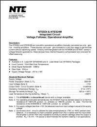 NTE924 Datasheet