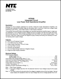 NTE928 Datasheet