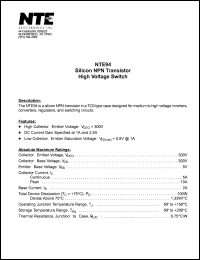 NTE94 Datasheet
