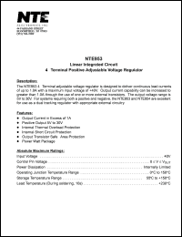 NTE953 Datasheet