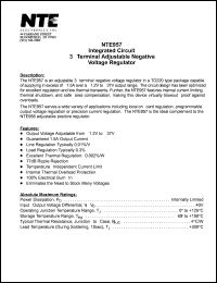 NTE957 Datasheet