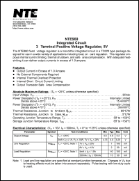 NTE960 Datasheet