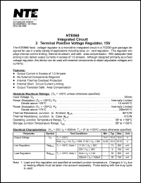 NTE968 Datasheet
