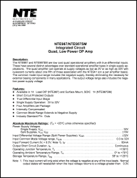 NTE987 Datasheet