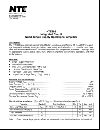 NTE992 Datasheet