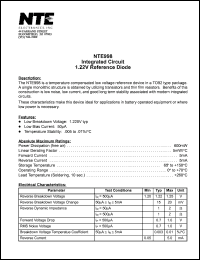 NTE998 Datasheet