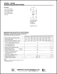 1N5404 Datasheet