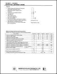 1N5818 Datasheet