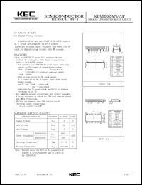 KIA6032AF Datasheet