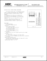 KIA6221AH Datasheet