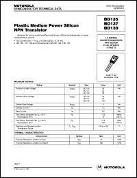 BD135 Datasheet