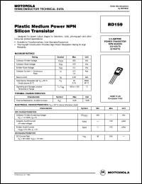 BD159 Datasheet