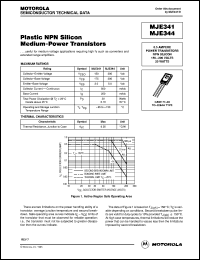 MJE344 Datasheet