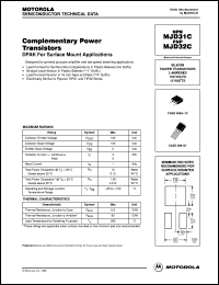MJD31C Datasheet
