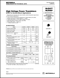 MJD50 Datasheet