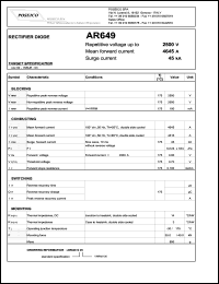 AR649S25 Datasheet