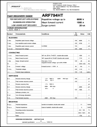 ARF794HTS60 Datasheet