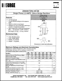 2W005M Datasheet