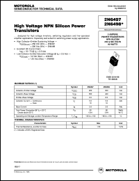 2N6497 Datasheet