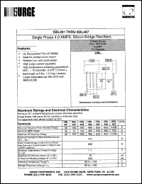 KBL404 Datasheet