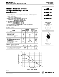 BDX53C Datasheet