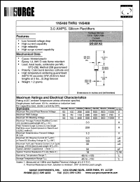 1N5400 Datasheet