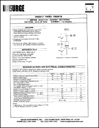 1N5818 Datasheet