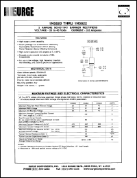 1N5822 Datasheet