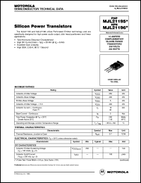 MJL21195 Datasheet