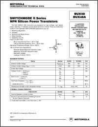 BUX48 Datasheet