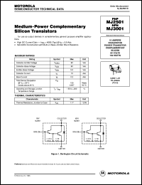 MJ3001 Datasheet