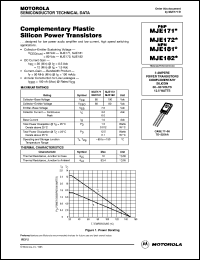 MJE172 Datasheet