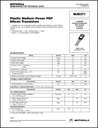 MJE371 Datasheet