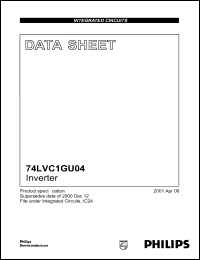 74LVC1GU04GW Datasheet