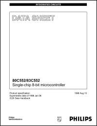 P83C552EHB Datasheet