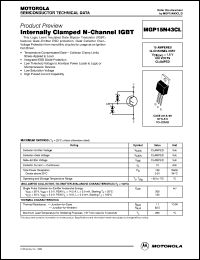 MGB15N43CLT4 Datasheet
