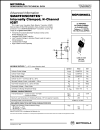MGP20N14CL Datasheet
