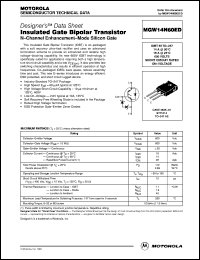 MGW14N60ED Datasheet