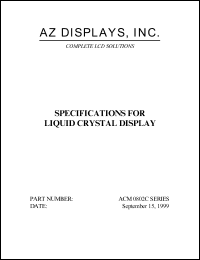 ACM0802C-FLTW-T Datasheet