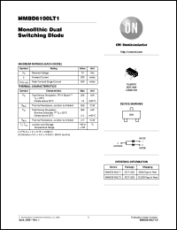 MMBD6100LT1 Datasheet