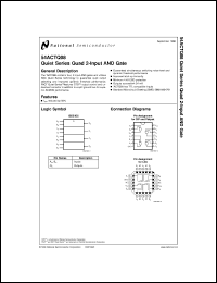 54ACTQ04MDA Datasheet