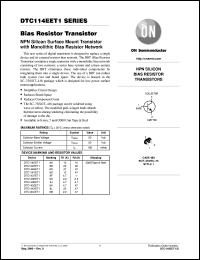 DTC144EET1 Datasheet