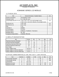 ACM4004D-REBH-T Datasheet